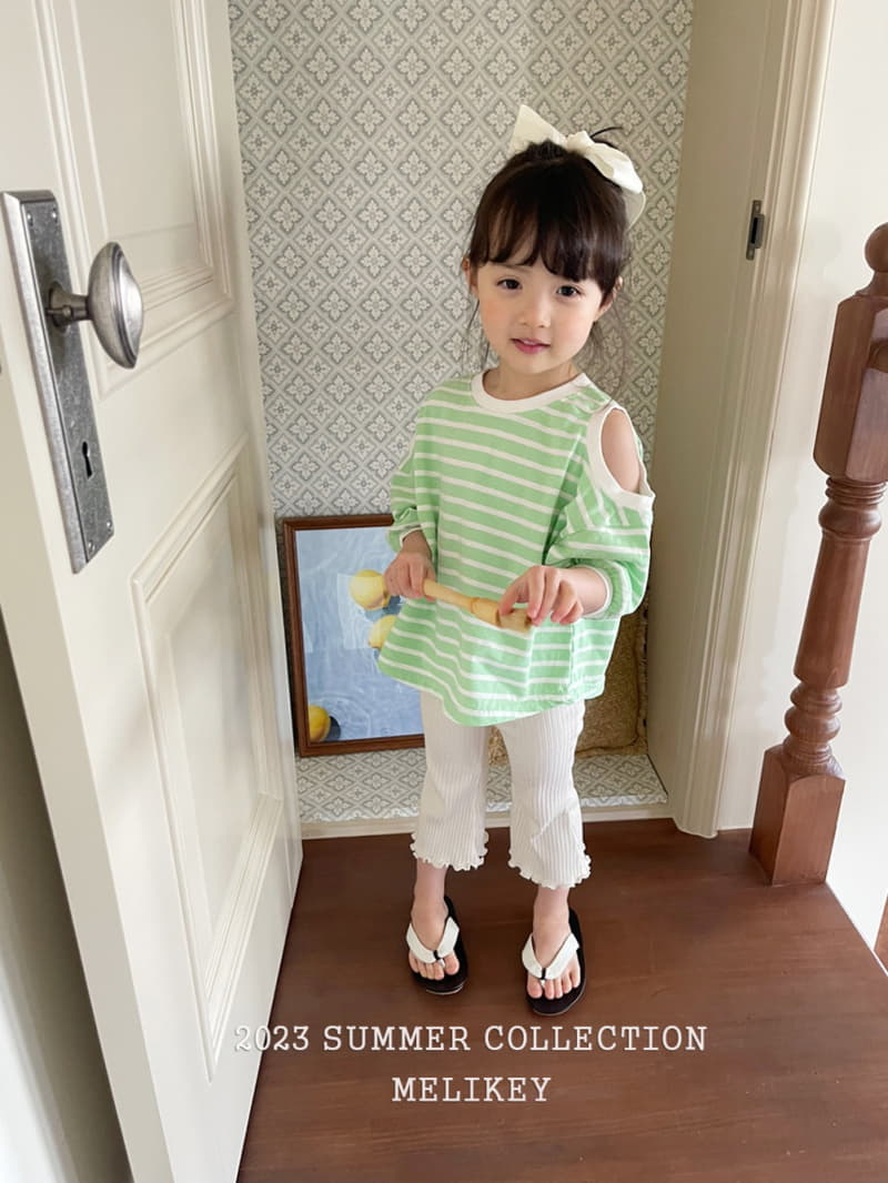 Melikey - Korean Children Fashion - #magicofchildhood - Shoulder Slit Tee - 11