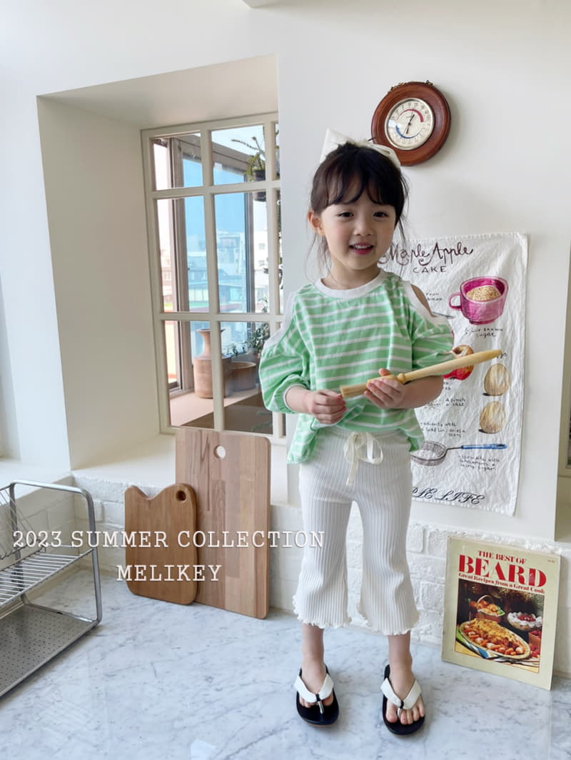 Melikey - Korean Children Fashion - #magicofchildhood - Rib Bootscut Pants - 10