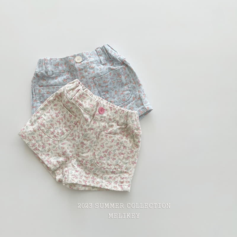 Melikey - Korean Children Fashion - #magicofchildhood - Flower Pocket Shorts - 7