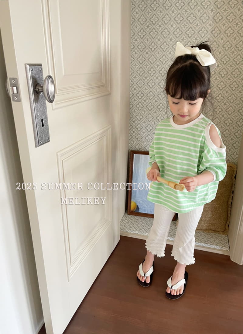 Melikey - Korean Children Fashion - #minifashionista - Rib Bootscut Pants - 11