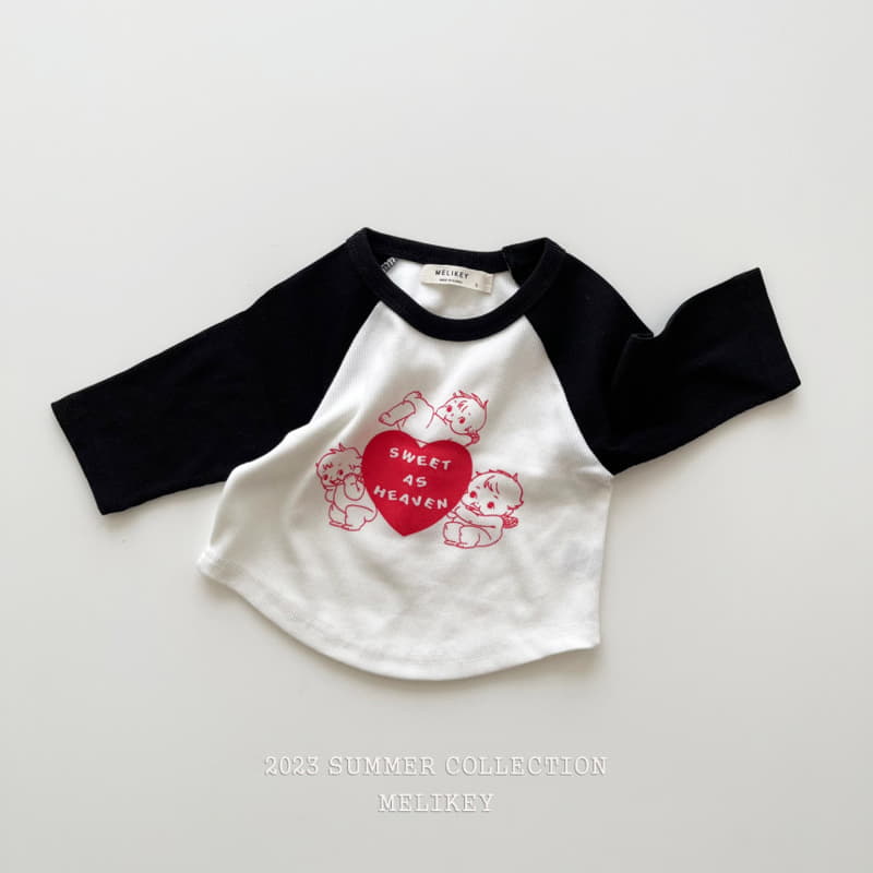 Melikey - Korean Children Fashion - #prettylittlegirls - Angel Raglan Tee - 12