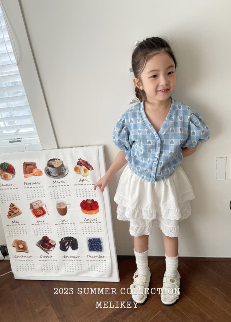 Melikey - Korean Children Fashion - #stylishchildhood - Heart Puff Cardigan - 9