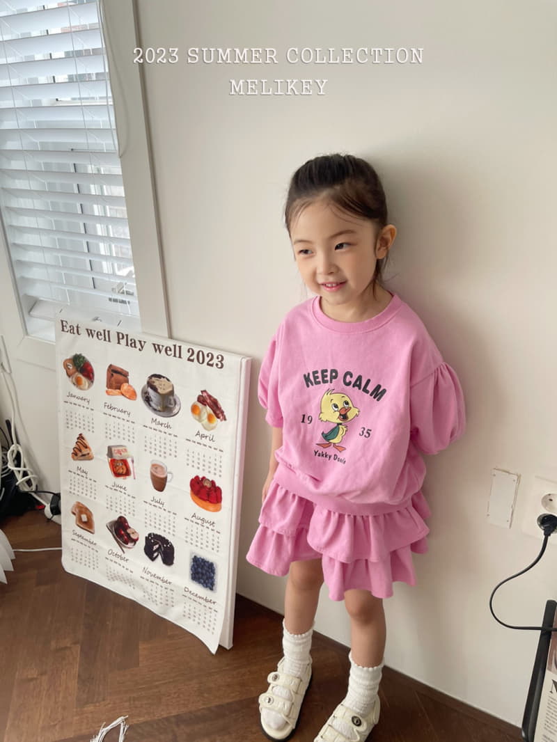 Melikey - Korean Children Fashion - #stylishchildhood - Duck Cancan Top Bottom Set - 7