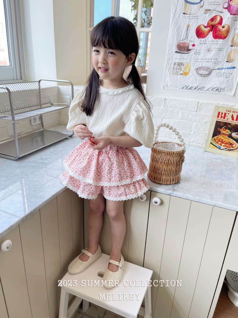 Melikey - Korean Children Fashion - #todddlerfashion - Candy Puff Tee - 11