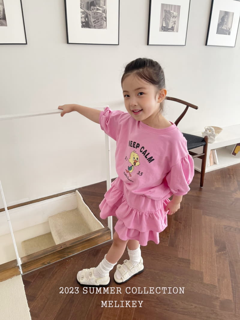 Melikey - Korean Children Fashion - #todddlerfashion - Duck Cancan Top Bottom Set - 5