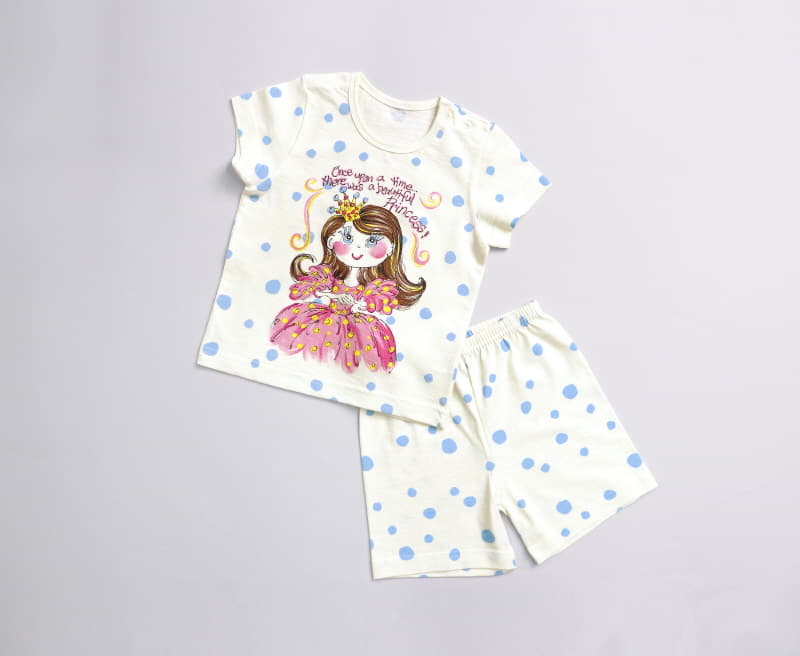 Mellis - Korean Children Fashion - #childofig - Dot Princess Sluv Cotton Modal - 2