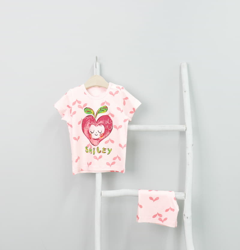 Mellis - Korean Children Fashion - #childrensboutique - Smile Heart Sluv Cotton Modal