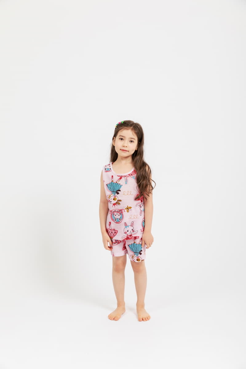 Mellis - Korean Children Fashion - #designkidswear - Banny Dance Sleeveless Set - 2