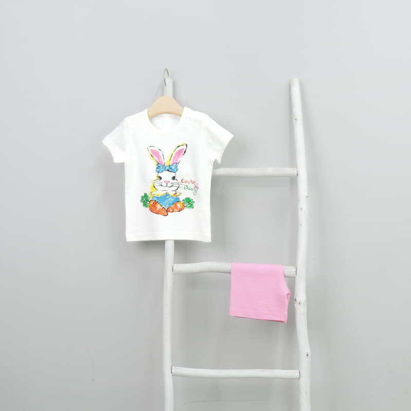 Mellis - Korean Children Fashion - #littlefashionista - Carrot Bunny Sluv Cotton Modal