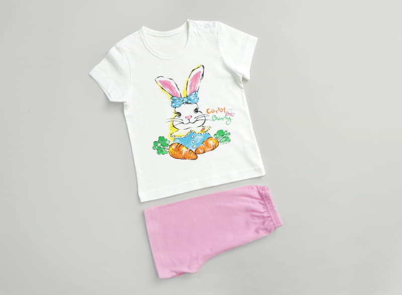 Mellis - Korean Children Fashion - #minifashionista - Carrot Bunny Sluv Cotton Modal - 3