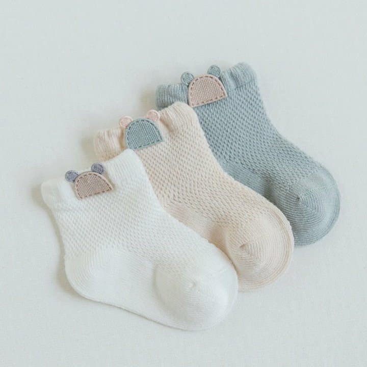 Miso - Korean Baby Fashion - #babyclothing - Alo Socks Set - 6