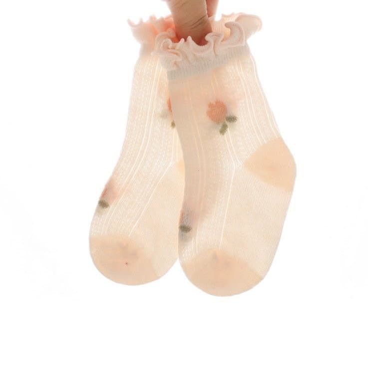 Miso - Korean Baby Fashion - #babygirlfashion - Romantic Socks - 5