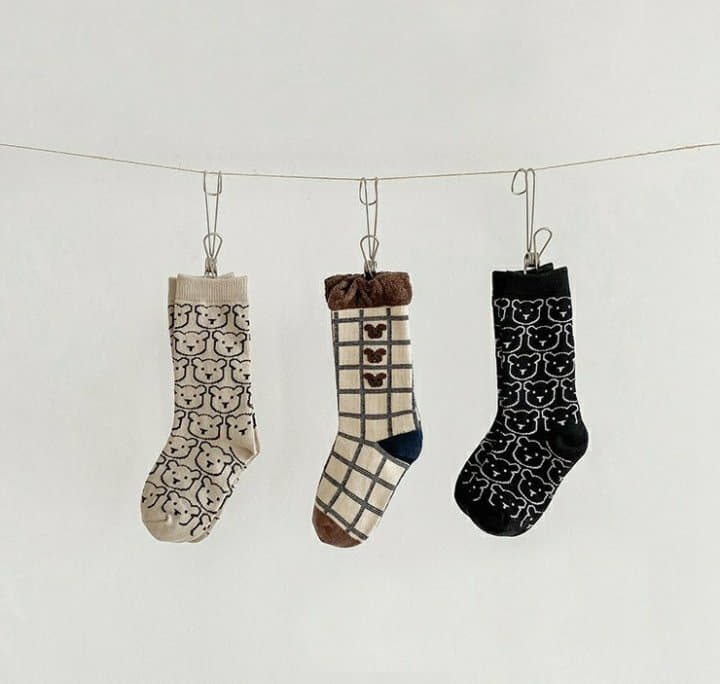 Miso - Korean Children Fashion - #childofig - Amond Socks Set