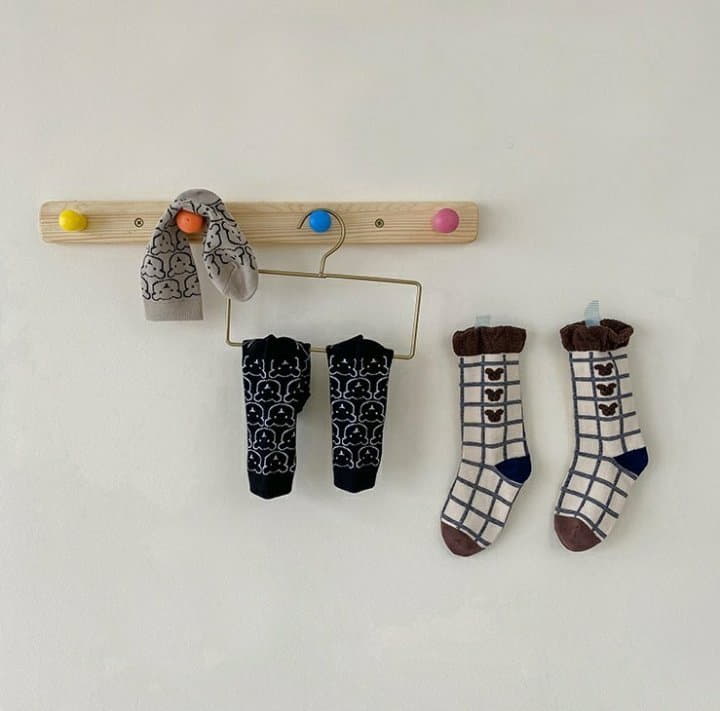 Miso - Korean Children Fashion - #childrensboutique - Amond Socks Set - 2