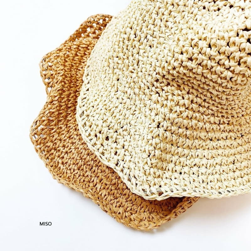 Miso - Korean Children Fashion - #kidsshorts - Ember Straw Sun Cap - 2