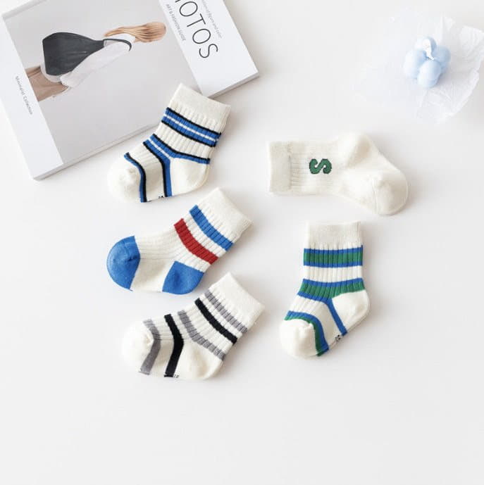 Miso - Korean Children Fashion - #littlefashionista - Robinhot Socks Set - 2