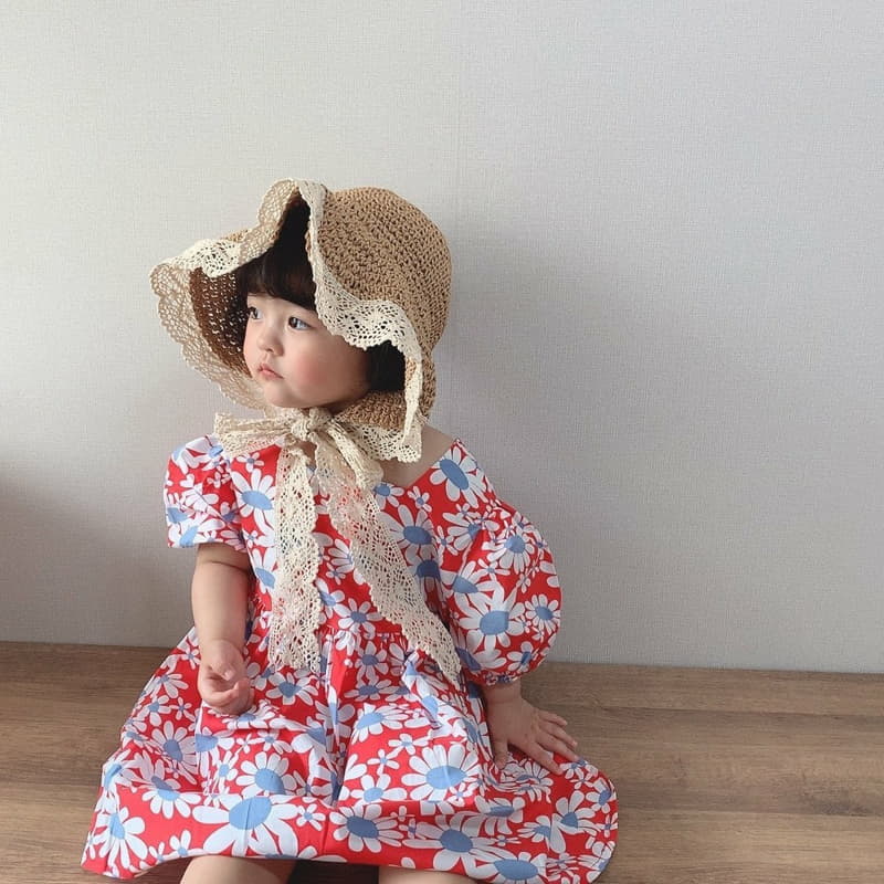 Miso - Korean Children Fashion - #littlefashionista - Merry Straw Hat - 5