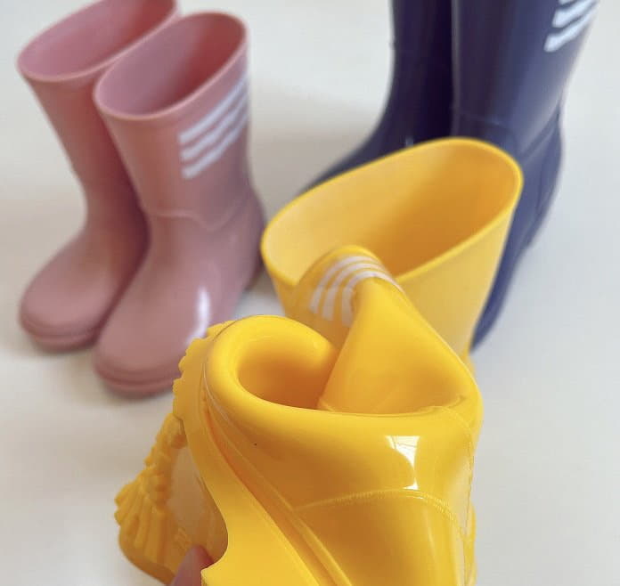 Miso - Korean Children Fashion - #minifashionista - Peach Rain Boots - 6