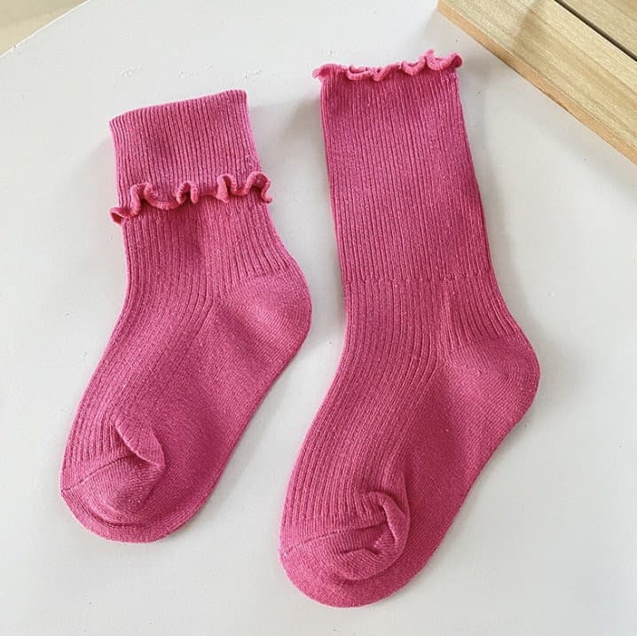 Miso - Korean Children Fashion - #prettylittlegirls - Twist Socks - 8