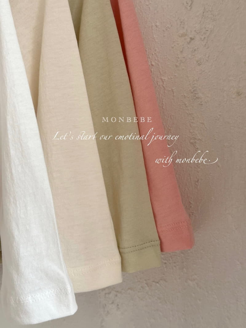 Monbebe - Korean Children Fashion - #kidzfashiontrend - Plain Tee - 7