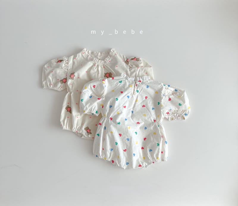 My Bebe - Korean Baby Fashion - #babygirlfashion - Baby Lace Picnic Bodysuit - 11