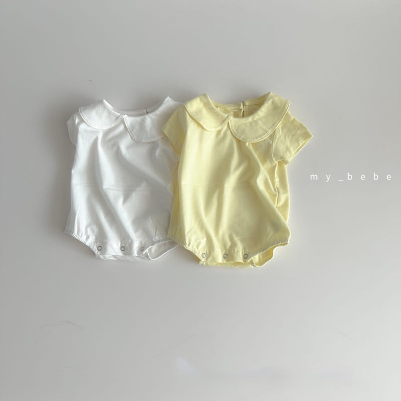 My Bebe - Korean Baby Fashion - #babyoninstagram - Baby Collar Bodysuit