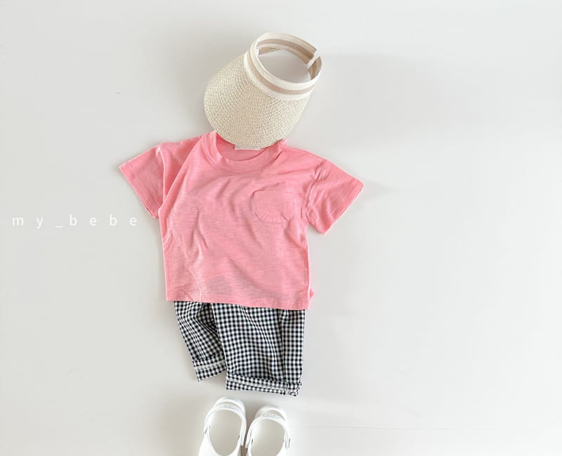 My Bebe - Korean Children Fashion - #magicofchildhood - Kid Basic Tee - 12