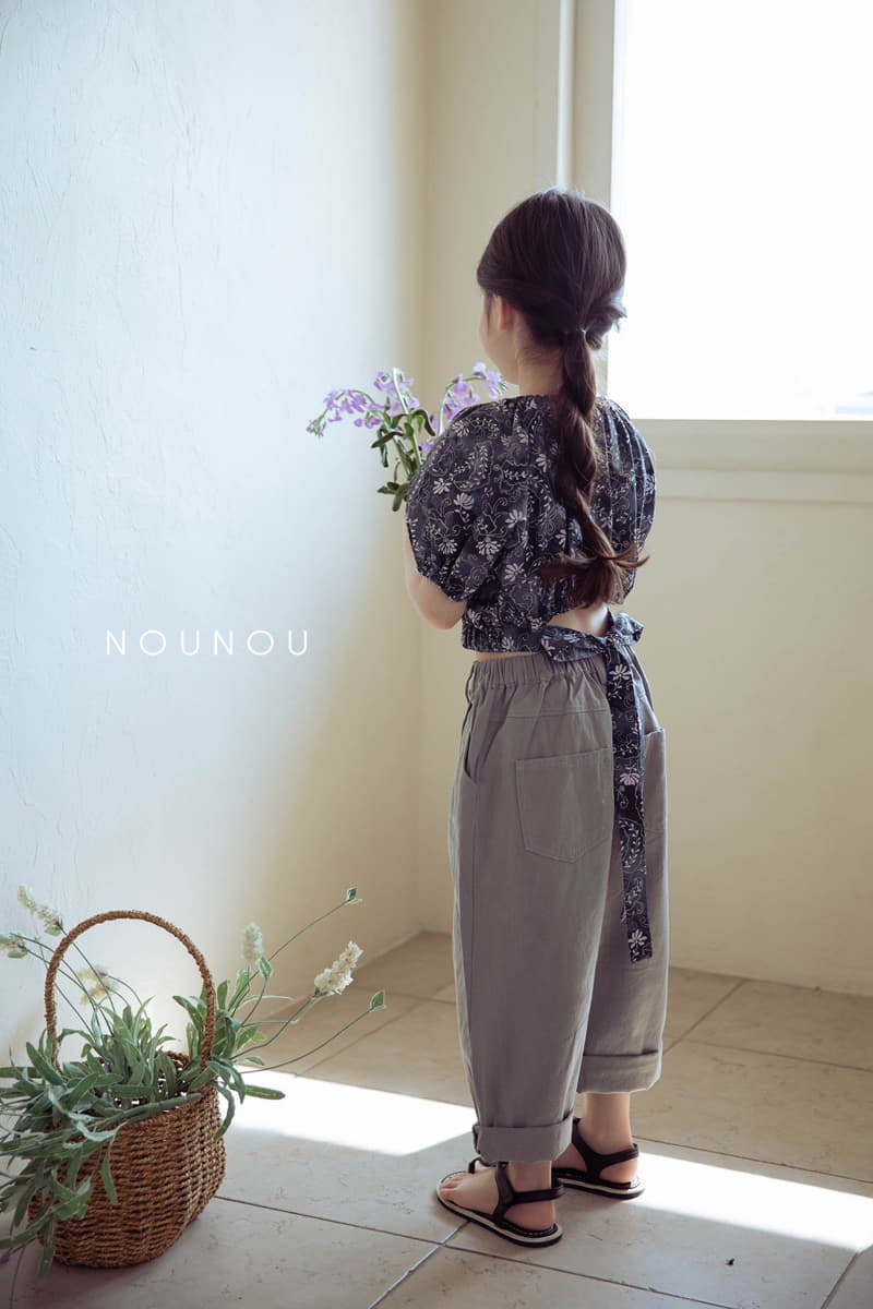 Nounou - Korean Children Fashion - #childofig - Back Ribbon Blouse - 7