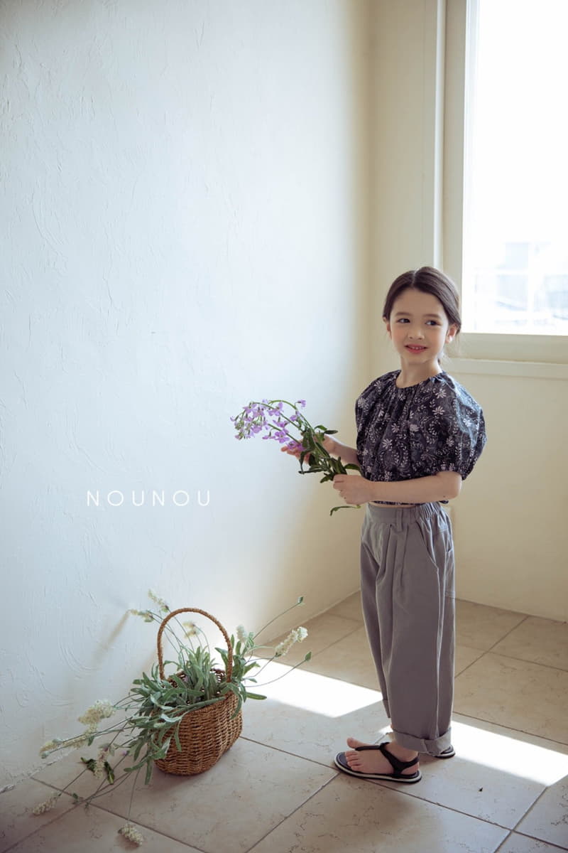 Nounou - Korean Children Fashion - #childrensboutique - Back Ribbon Blouse - 8