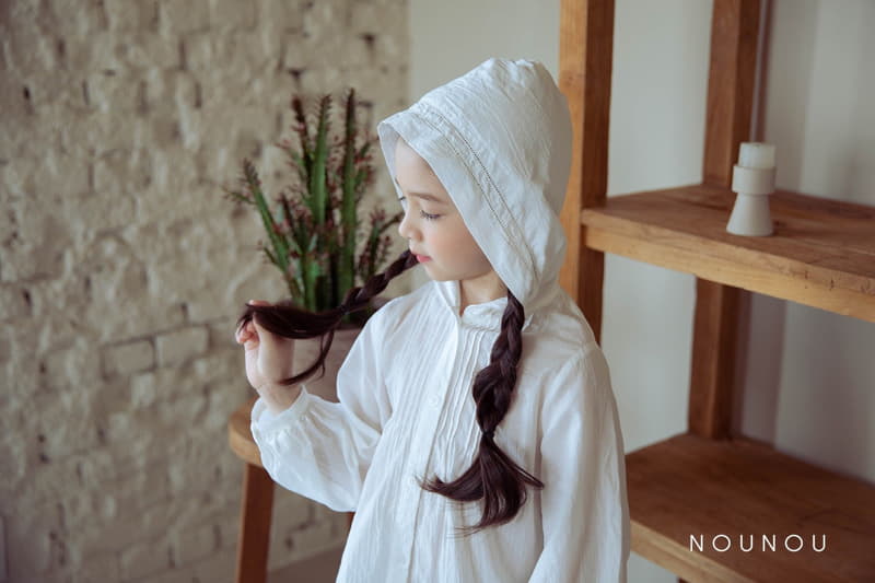 Nounou - Korean Children Fashion - #designkidswear - Hat Hoody Blouse - 4