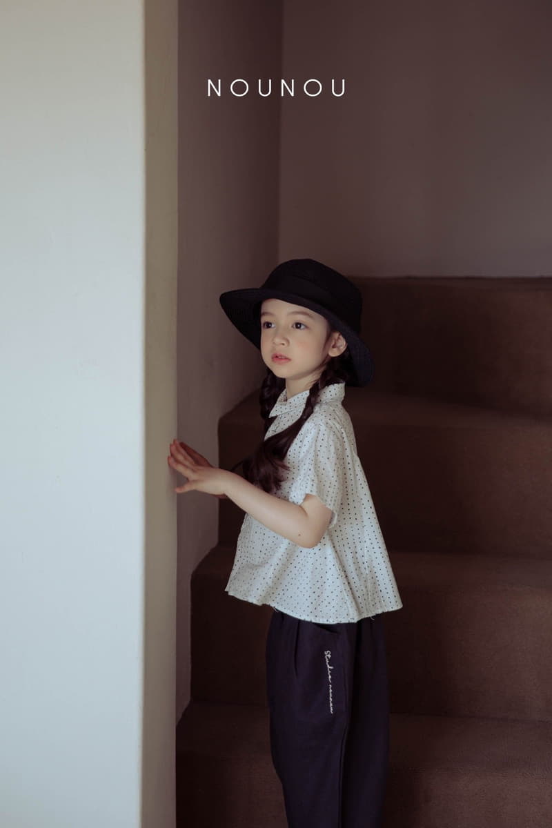 Nounou - Korean Children Fashion - #kidsshorts - Dot Blouse - 3