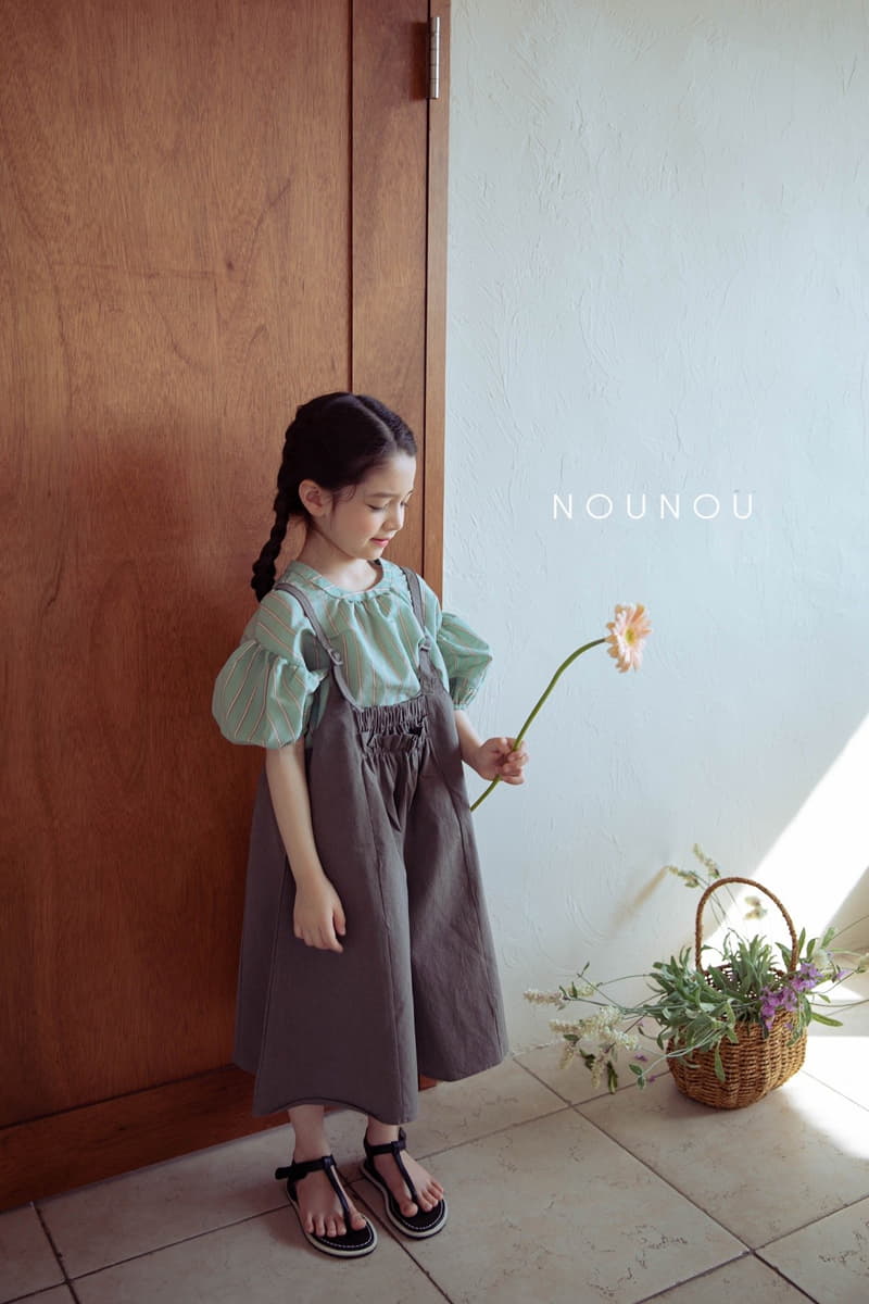 Nounou - Korean Children Fashion - #minifashionista - Pog Dungarees pants - 11