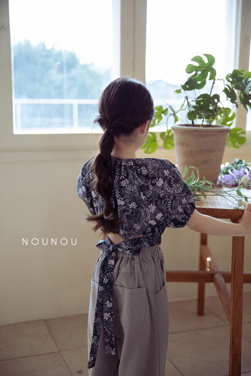 Nounou - Korean Children Fashion - #prettylittlegirls - Back Ribbon Blouse - 3