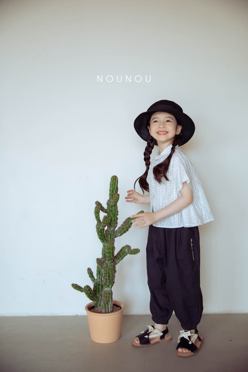 Nounou - Korean Children Fashion - #toddlerclothing - Dot Blouse - 12