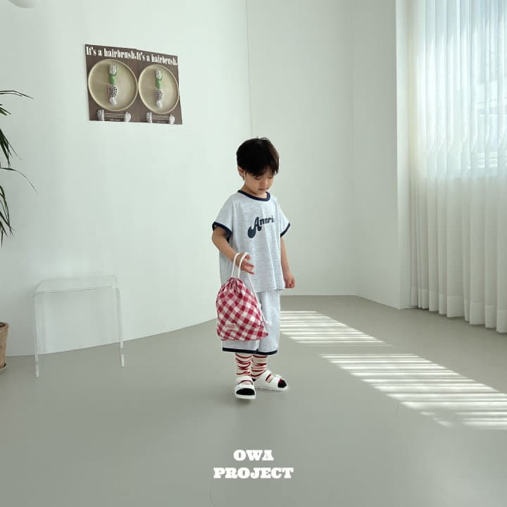 O Wa - Korean Children Fashion - #Kfashion4kids - American Tee - 6