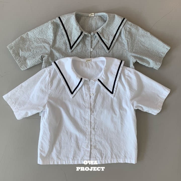 O Wa - Korean Children Fashion - #fashionkids - Marine Shirt