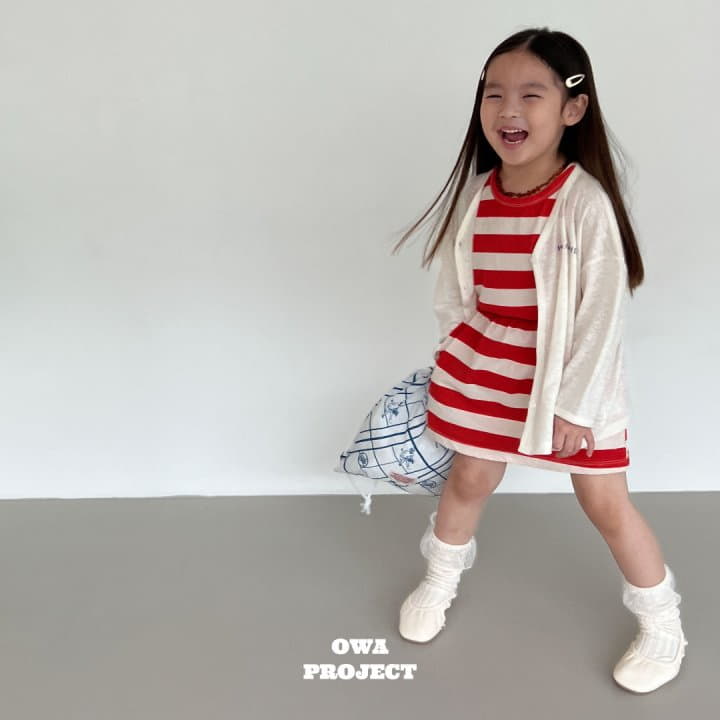 O Wa - Korean Children Fashion - #prettylittlegirls - Stripes Sleeveless - 8