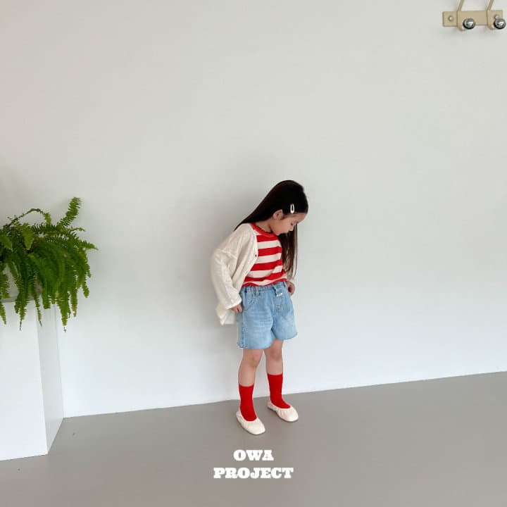 O Wa - Korean Children Fashion - #stylishchildhood - Owa Denim Shorts - 7