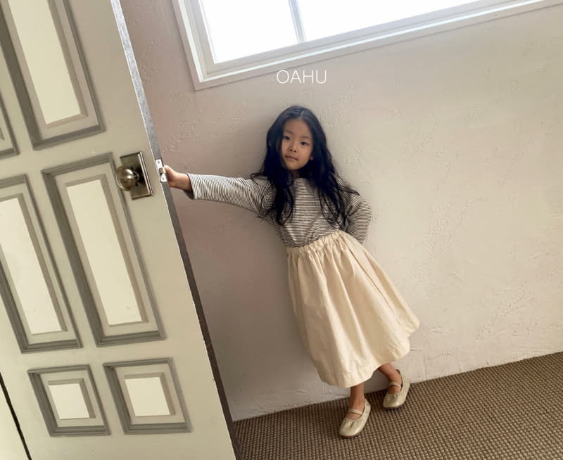 O'ahu - Korean Children Fashion - #fashionkids - Aesope Shirring Skirt - 4