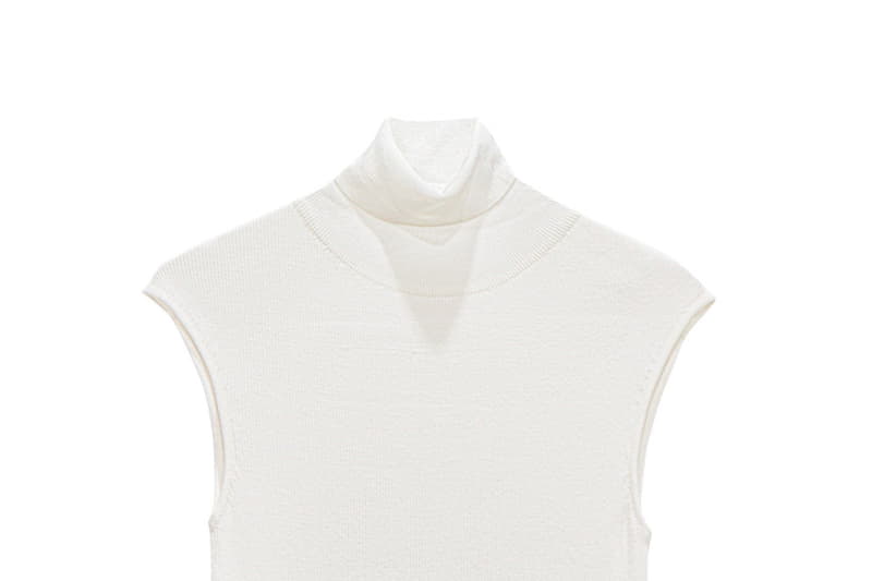 Paper Moon - Korean Women Fashion - #womensfashion - Turtleneck Ribbed Sleeveless Knit Top - 9