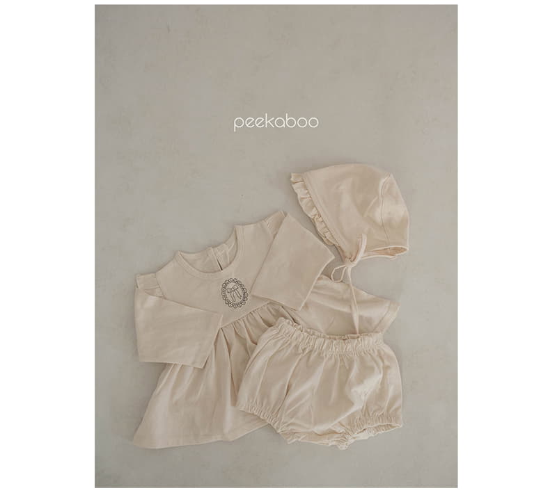 Peekaboo - Korean Baby Fashion - #babyootd - Grace Baby Bloomer Set - 6