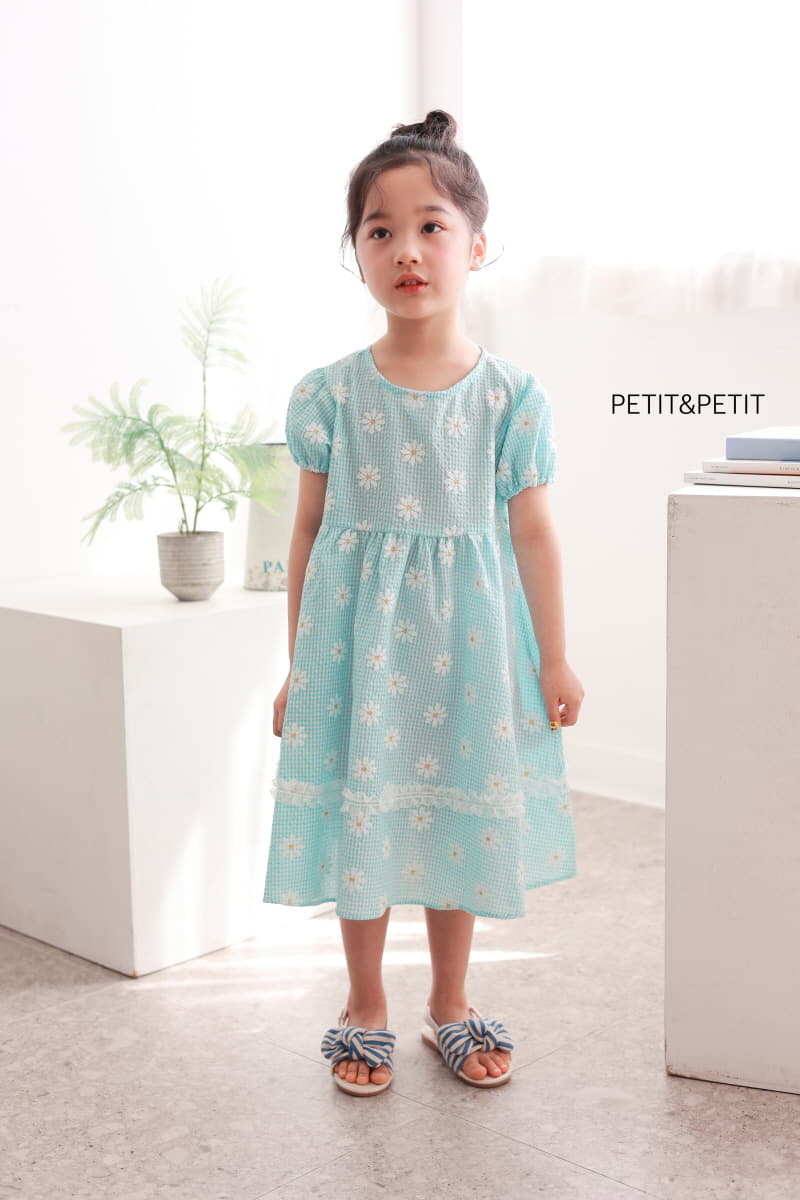 Petit & Petit - Korean Children Fashion - #Kfashion4kids - Sugar Check One-piece - 8