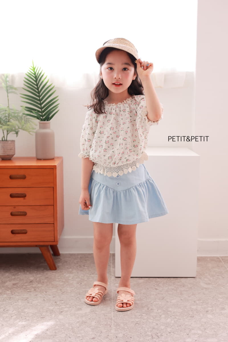 Petit & Petit - Korean Children Fashion - #Kfashion4kids - Button Denim Skirt - 5