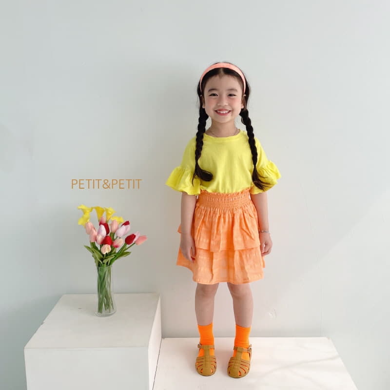 Petit & Petit - Korean Children Fashion - #childofig - Frill Tee - 2