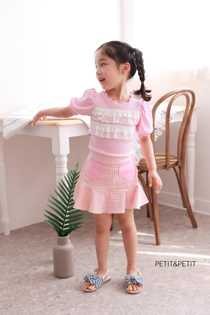 Petit & Petit - Korean Children Fashion - #childofig - Cancan Lace Rib Tee - 11