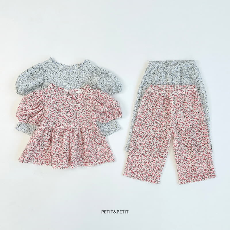 Petit & Petit - Korean Children Fashion - #childofig - Daisy Top Bottom Set - 7