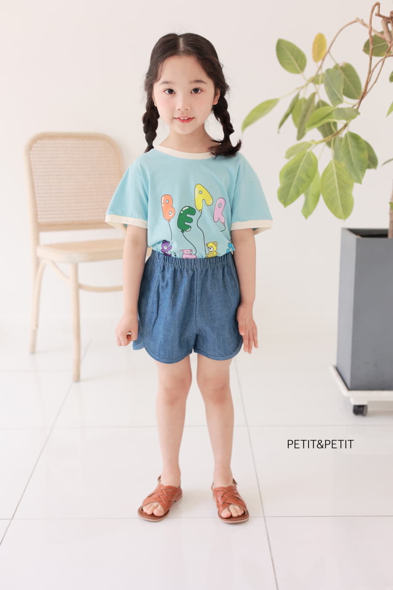 Petit & Petit - Korean Children Fashion - #childofig - Denim Piping Pants - 6