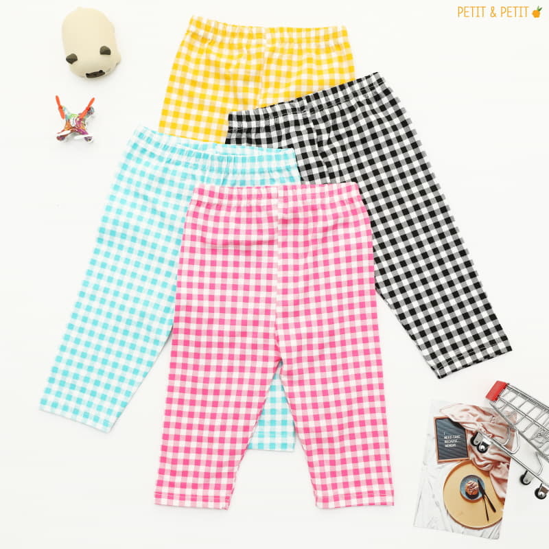 Petit & Petit - Korean Children Fashion - #childofig - Check Leggings