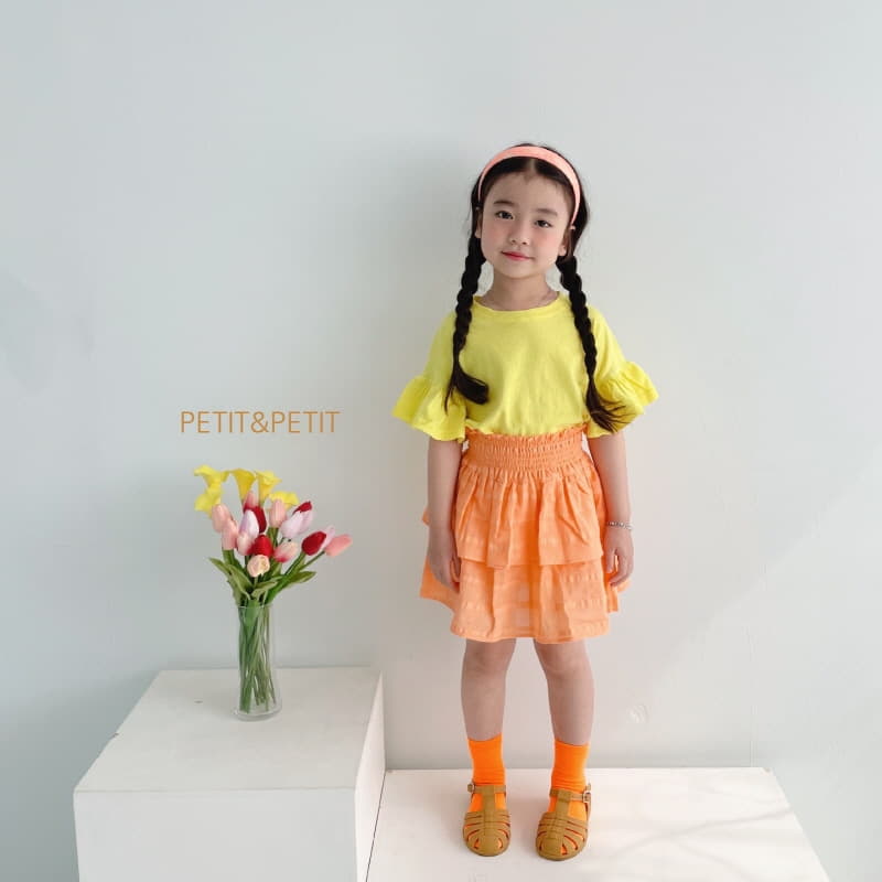 Petit & Petit - Korean Children Fashion - #childrensboutique - Frill Tee - 3