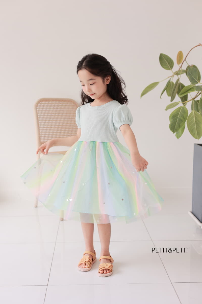 Petit & Petit - Korean Children Fashion - #childofig - Rainbow One-piece - 4